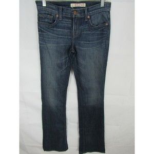 J Brand Women Jeans Size 24 Blue Phoebe Fit  Mid Rise Faded Boot Cut Denim